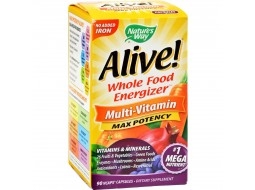 Nature's Way Alive Whole Food Energizer Mult-vitamin - 90 Vcaps