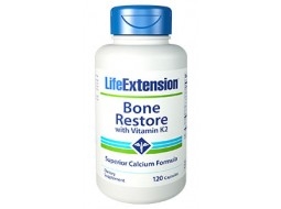 Life Extension Bone Restore with Vitamin K2 | 120 capsules