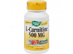 Nature's Way L-carnitine - 500 Mg - 60 Vegetarian Capsules