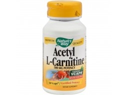 Nature's Way Acetyl L-carnitine - 500 Mg - 60 Vegetarian Capsules