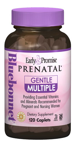 Bluebonnet Nutrition Early Promise Prenatal® Gentle Multiple with Iron -- 120 Caplets
