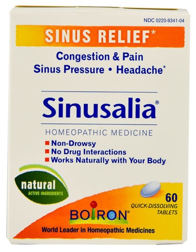 Boiron Sinusalia® Sinus Relief -- 60 Quick Dissolving Tablets
