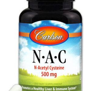 Carlson NAC N-Acetyl Cysteine -- 500 mg - 60 Capsules