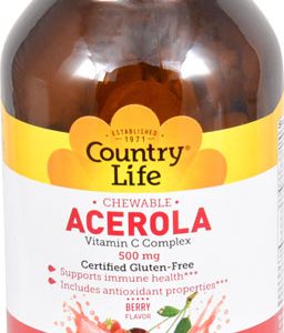 Comprar country life chewable acerola vitamin c complex -- 500 mg - 90 wafers preço no brasil vitamina c suplemento importado loja 47 online promoção - 28 de janeiro de 2023