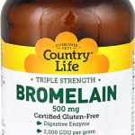 Comprar country life triple strength bromelain -- 500 mg - 60 tablets preço no brasil suplementos suplemento importado loja 5 online promoção - 13 de abril de 2024