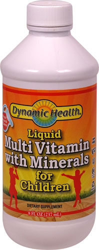 Dynamic Health Liquid Multi Vitamin with Minerals for Children -- 8 fl oz