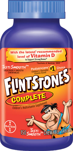 Flintstones Complete Children's Multivitamin Supplement -- 150 Chewable Tablets