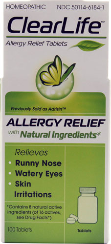 MediNatura ClearLife Homeopathic Allergy Relief -- 60 Tablets