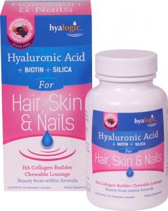 Comprar hyalogic hyaluronic acid for hair skin & nails mixed berry -- 30 chewable lozenges preço no brasil biotina suplemento importado loja 7 online promoção - 8 de maio de 2024