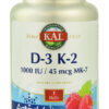 Comprar kal d-3 k-2 activmelt™ red raspberry -- 60 microtablets preço no brasil vitamina d suplemento importado loja 1 online promoção - 15 de março de 2024