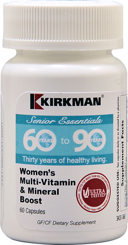 Kirkman Senior Essentials 60 to 90 Years Women's Multi-Vitamin & Mineral Boost -- 60 Capsules