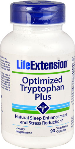 Life Extension Optimized Tryptophan Plus -- 90 Vegetarian Capsules