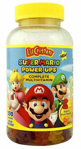 Comprar Lil Critters Super Mario™ Power Ups Complete Multivitamin Natural Fruit 190 Gummies 