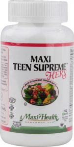 Comprar maxi health maxi teen supreme hers -- 120 capsules preço no brasil multivitamínico adulto suplemento importado loja 7 online promoção - 30 de abril de 2024