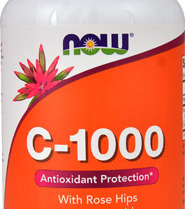 NOW C-1000 with Rose Hips & Bioflavonoids -- 250 Tablets