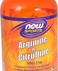 NOW Foods Arginine & Citrulline -- 240 Veg Capsules