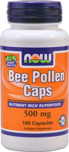 Comprar now foods bee pollen caps -- 500 mg - 100 capsules preço no brasil produtos derivados de abelhas suplemento importado loja 7 online promoção - 12 de abril de 2024