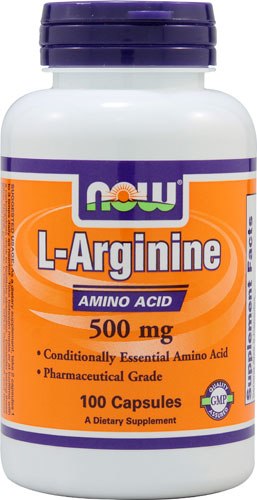NOW Foods L-Arginine -- 500 mg - 100 Capsules