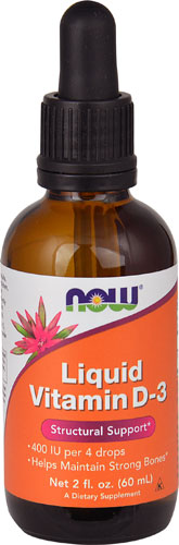 NOW Liquid Vitamin D-3 -- 2 fl oz