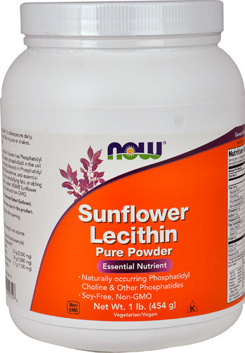 NOW Sunflower Lecithin Powder -- 1 lb