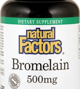 Natural Factors Bromelain -- 500 mg - 90 Capsules