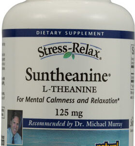 Natural Factors Stress-Relax® Suntheanine® L-Theanine -- 125 mg - 60 Vegetarian Capsules