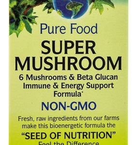 Natural Factors Whole Earth & Sea® Super Mushroom -- 60 Vegetarian Capsules