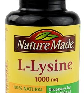 Nature Made L-Lysine -- 1000 mg - 60 Tablets