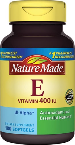 Nature Made Vitamin E -- 400 IU - 180 Liquid Softgels