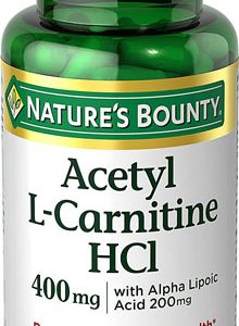 Comprar nature's bounty acetyl l-carnitine hcl -- 400 mg - 30 capsules preço no brasil ácido alfa lipóico suplemento importado loja 13 online promoção - 4 de outubro de 2022