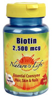 Comprar nature's life biotin -- 2500 mcg - 100 vegetarian capsules preço no brasil biotina suplemento importado loja 41 online promoção - 26 de março de 2023