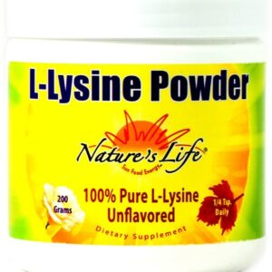 Nature's Life L-Lysine Powder Unflavored -- 200 g
