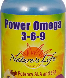 Nature's Life Power Omega 3-6-9 -- 120 Softgels