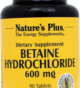 Comprar nature's plus betaine hydrochloride -- 600 mg - 90 tablets preço no brasil ácido clorídrico de betaína suplemento importado loja 7 online promoção - 28 de janeiro de 2023