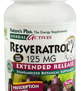 Comprar nature's plus herbal actives resveratrol -- 125 mg - 60 vegetarian tablets preço no brasil antioxidantes suplemento importado loja 59 online promoção - 2 de dezembro de 2022