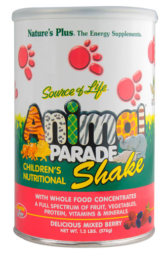 Nature's Plus Source of Life® Animal Parade Shake Mixed Berry -- 1.3 lbs