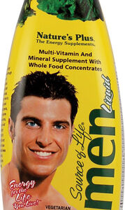 Nature's Plus Source of Life® Men Multi Vitamin and Mineral Iron Free Liquid Tropical Fruit -- 30 fl oz