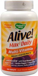 Comprar nature's way alive! ® max3 daily multi-vitamin -- 180 tablets preço no brasil multivitamínico adulto suplemento importado loja 7 online promoção - 14 de abril de 2024