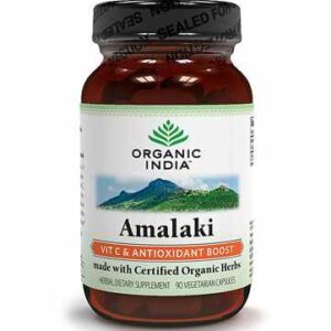Organic India Amalaki Vitamin C and Antioxidant Boost -- 90 Vegetarian Capsules