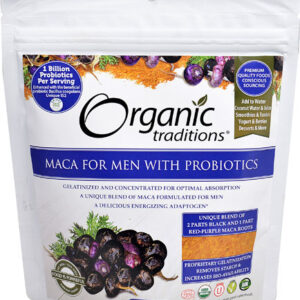 Organic Traditions Maca For Men With Probiotics -- 5.3 oz
