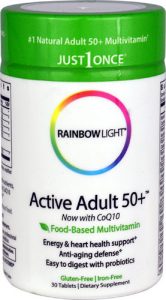 Comprar rainbow light active adult 50+™ food-based multivitamin -- 30 tablets preço no brasil multivitamínico para terceira idade suplemento importado loja 7 online promoção - 18 de agosto de 2022