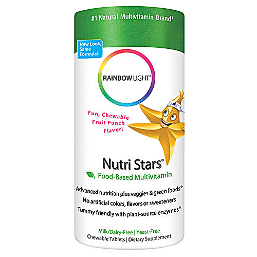 Rainbow Light NutriStars® Multivitamin Delicious Fruit Blast -- 60 Chewable Tablets
