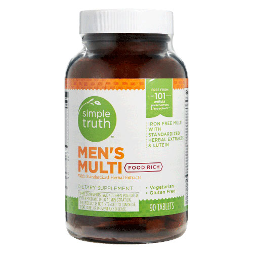 Simple Truth® Men's Multi Food Rich with Standardized Herbal Extracts -- 90 Tablets