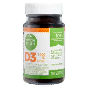 Comprar simple truth® vitamin d3 -- 1000 iu - 100 softgels preço no brasil vitamina d suplemento importado loja 7 online promoção - 15 de abril de 2024
