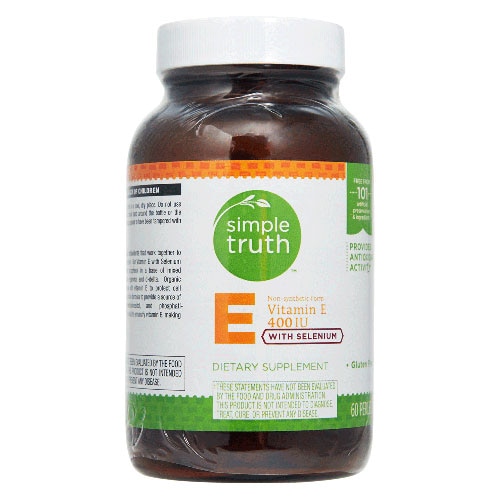 Simple Truth® Vitamin E With Selenium -- 400 IU - 60 Capsules
