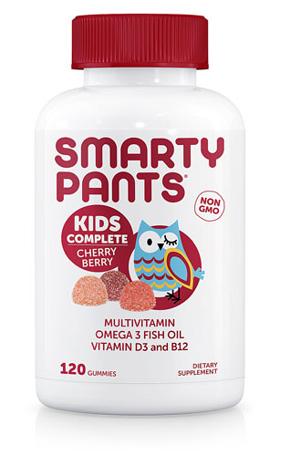 SmartyPants Kids Complete Cherry Berry -- 120 Gummies