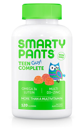 SmartyPants Teen Guy Complete -- 120 Gummies