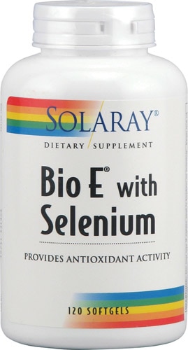 Solaray Bio E® with Selenium -- 120 Softgels