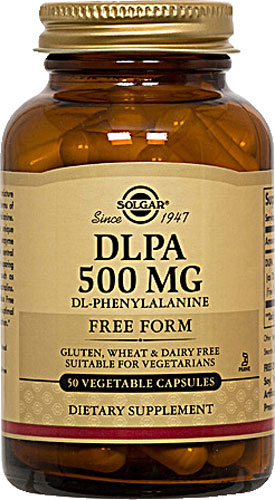 Solgar DLPA -- 500 mg - 50 Vegetable Capsules