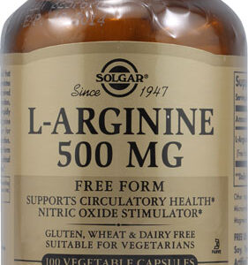 Solgar L-Arginine -- 500 mg - 100 Vegetable Capsules
